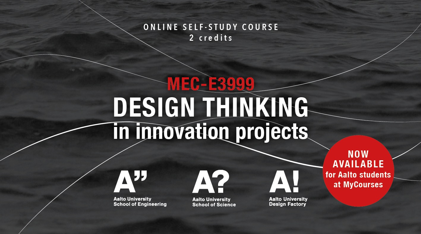 Online self-study course on design thinking in innovation projects