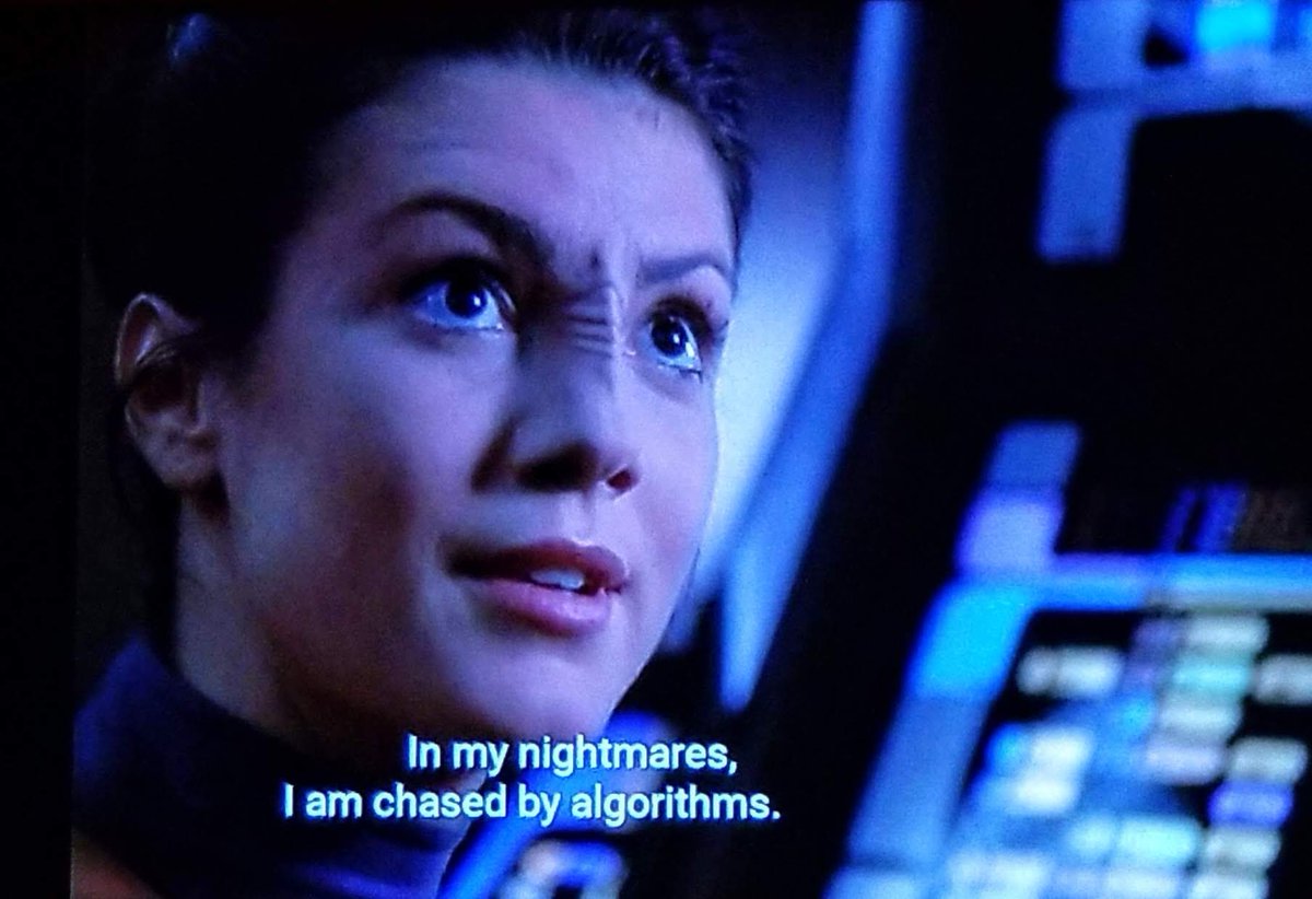 Engineer confessing: In my nightmares, I am chased by algorithms. (Star Trek)