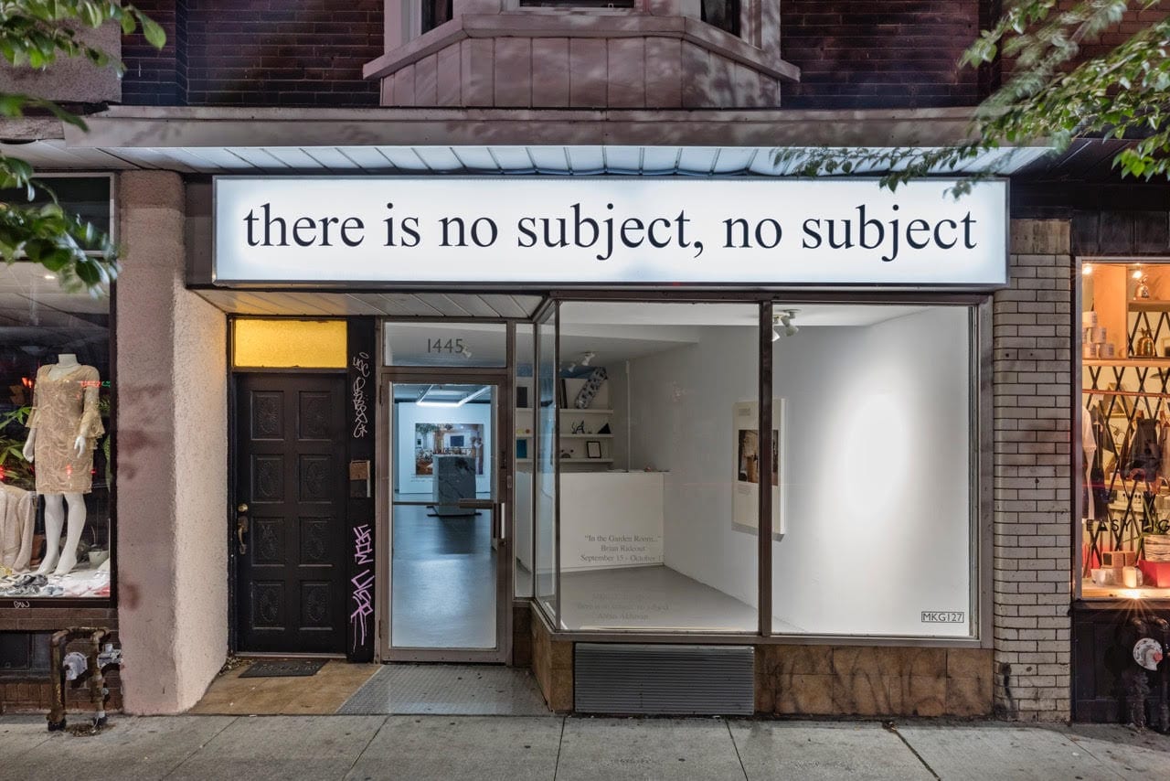 Abbas Akhavan: There is no subject, no subject, 2018
