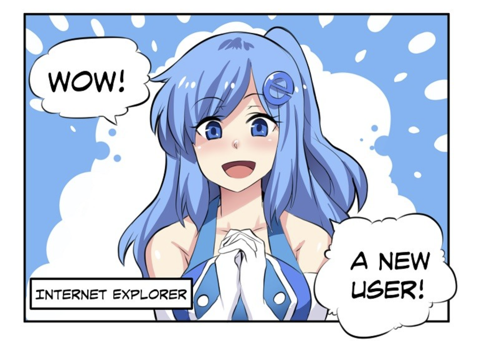 Thumbnail of Internet Explorer manga comic