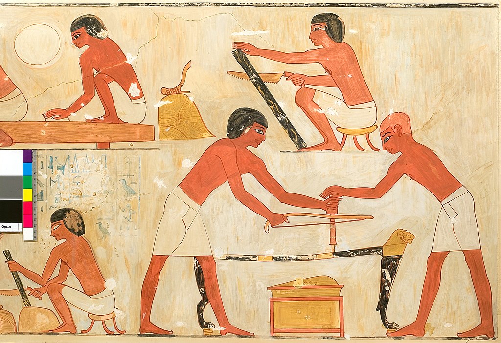 Egyptian art - men working