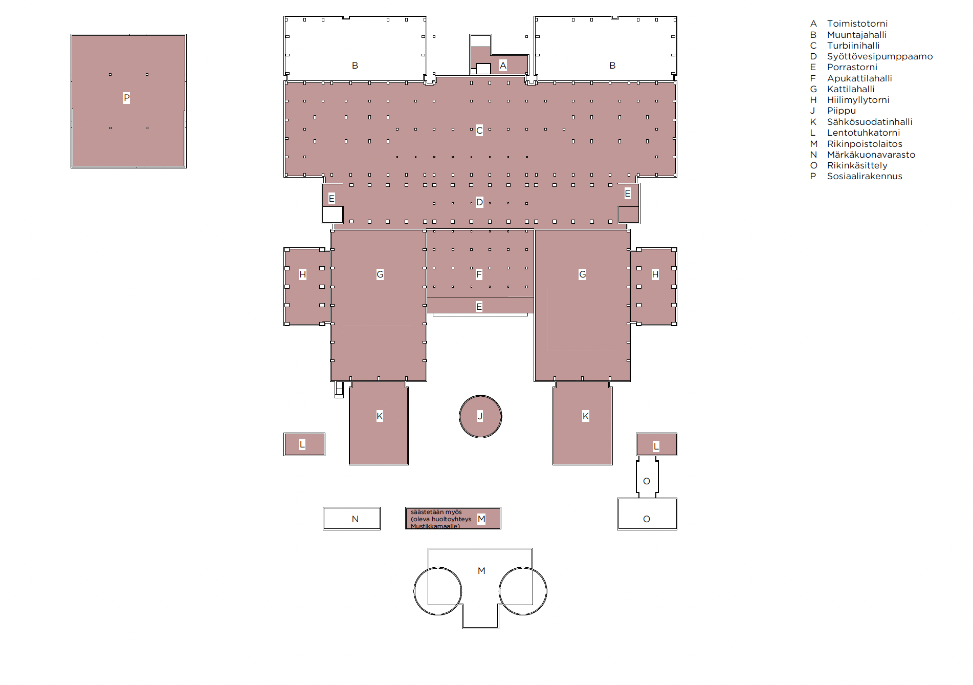 Possibly preserved parts - a plan drawing