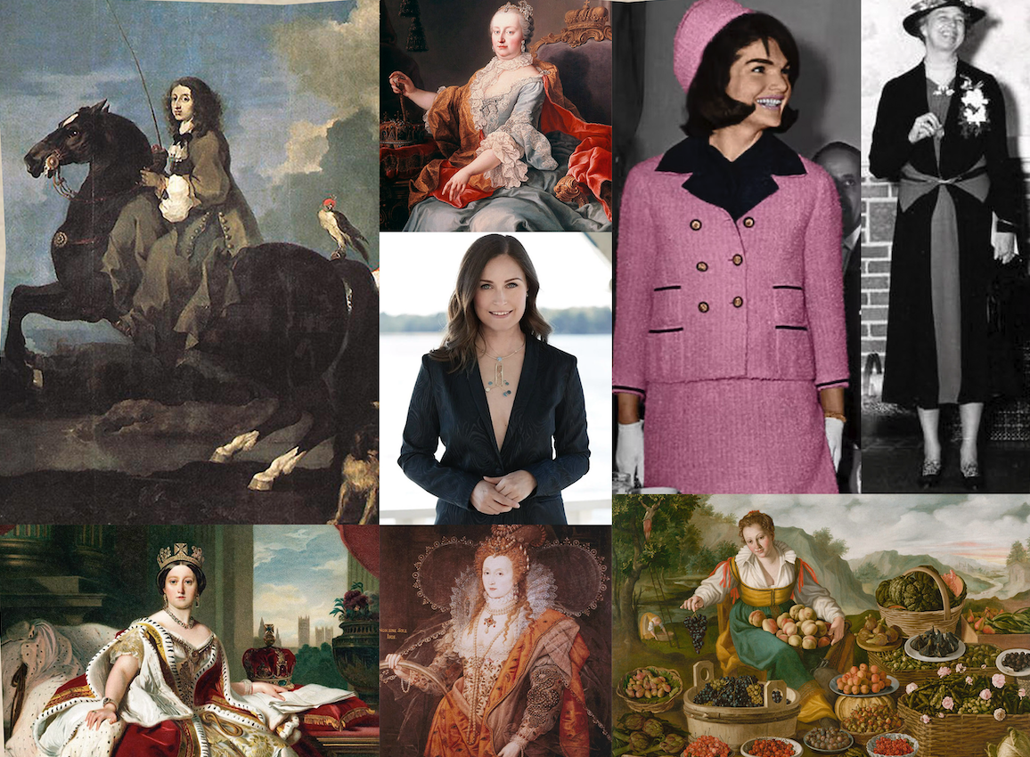 Collage of historical women.